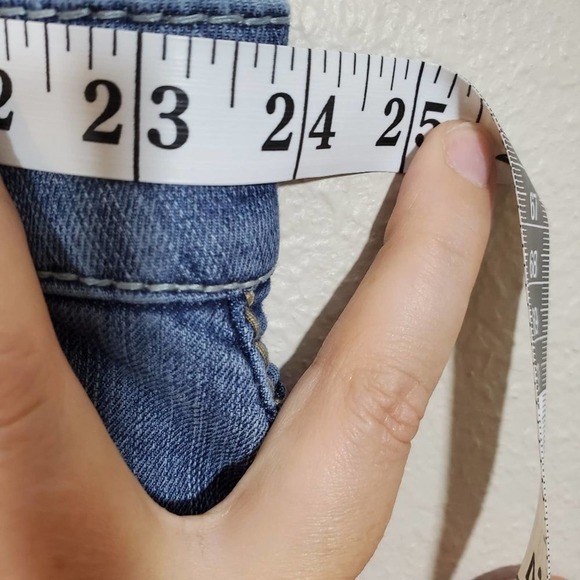 YMI distressed Medium Wash Stretch skinny jeans Plus‎ Size 24 - Picture 4 of 12